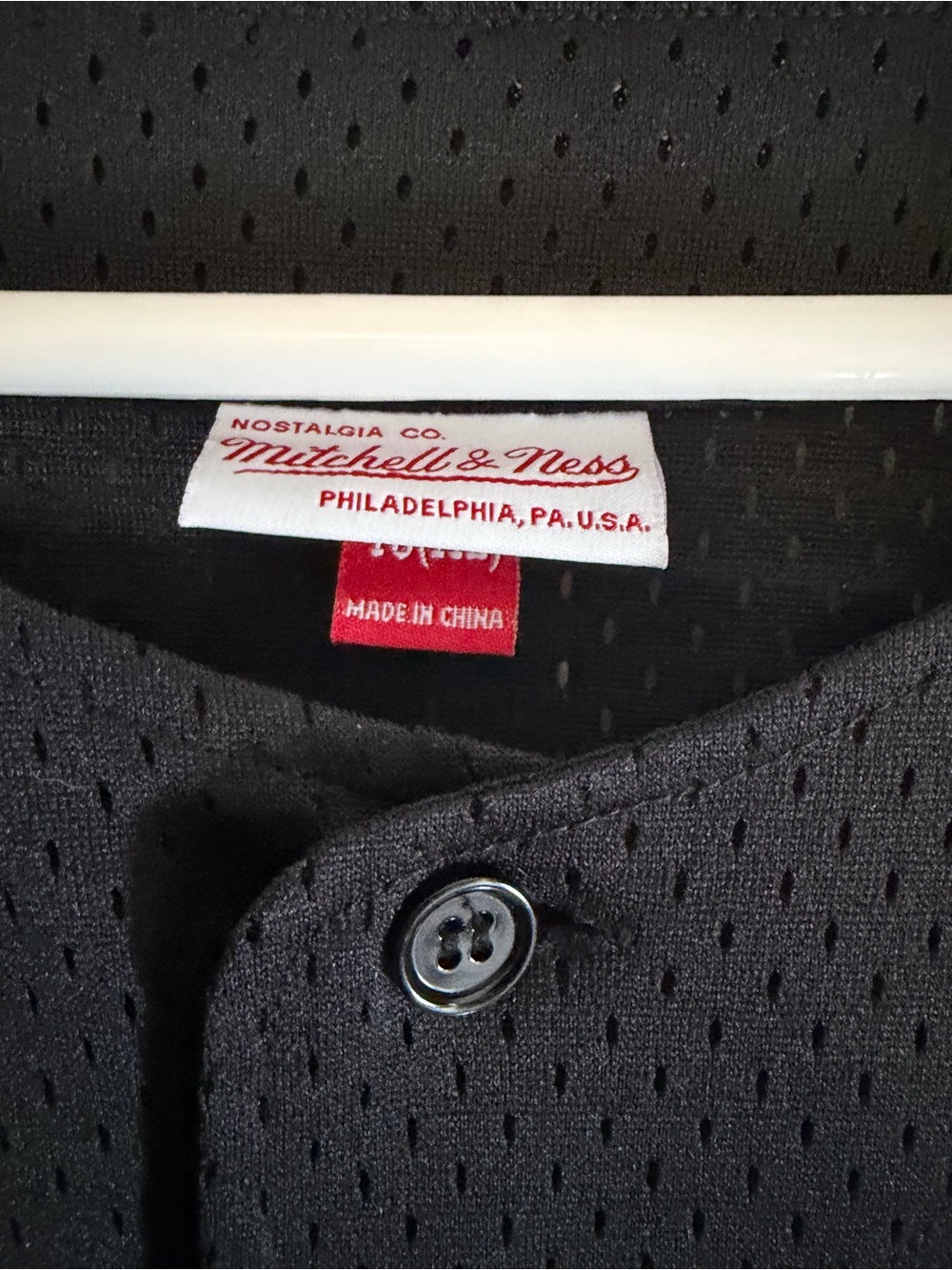 Mitchell & Ness Black Arizona Diamondbacks Script Jersey - Picture 4 of 5